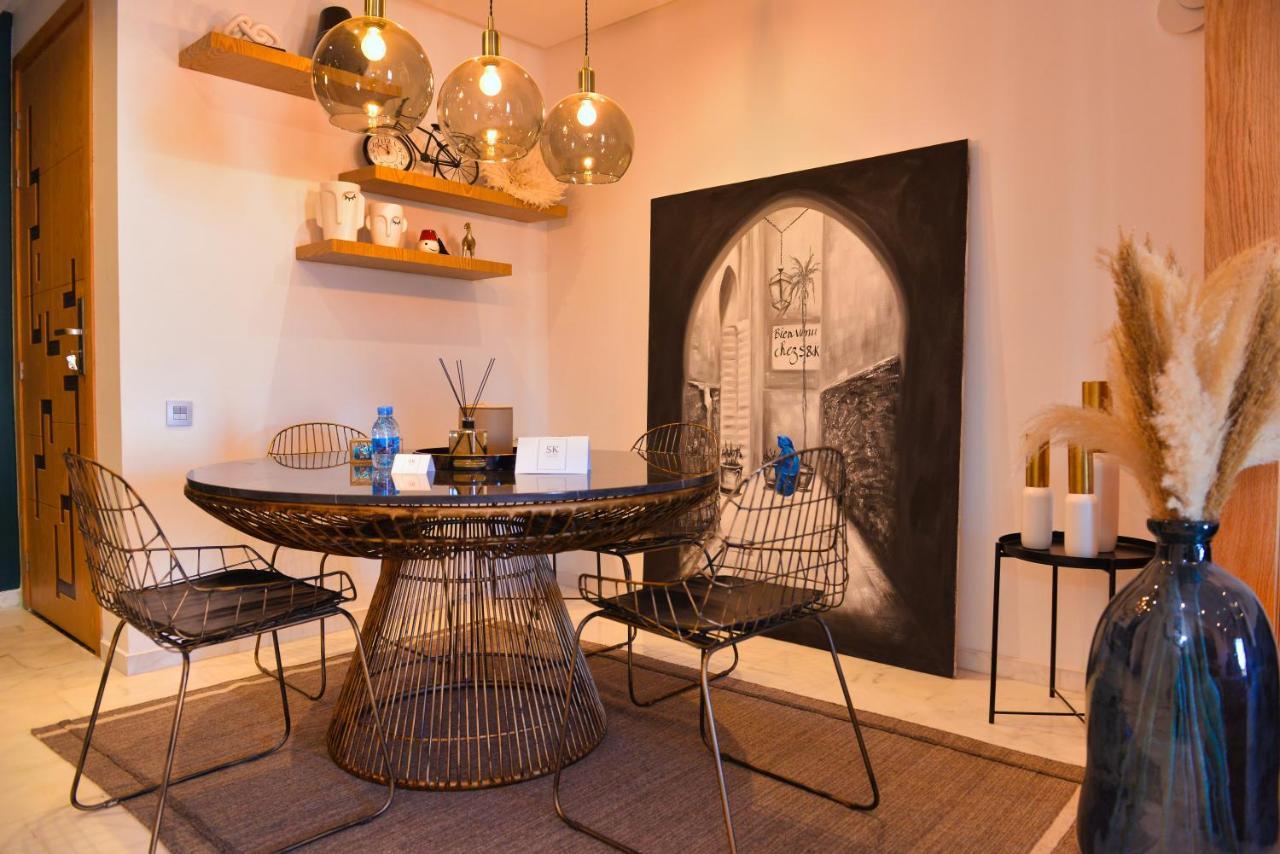 Appartement De Prestige Climatise A L'Hivernage 400M De La Gare Marrakesh Ngoại thất bức ảnh
