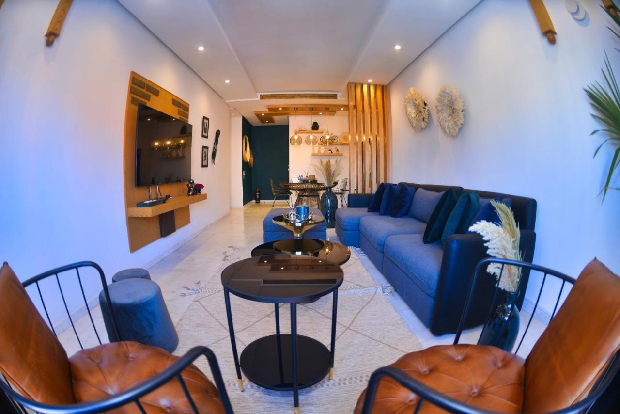Appartement De Prestige Climatise A L'Hivernage 400M De La Gare Marrakesh Ngoại thất bức ảnh