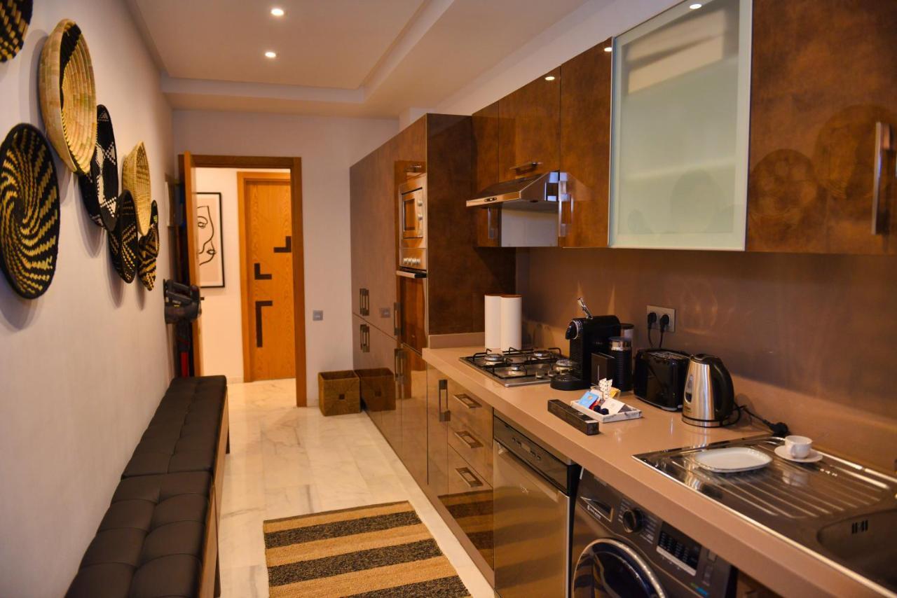 Appartement De Prestige Climatise A L'Hivernage 400M De La Gare Marrakesh Ngoại thất bức ảnh