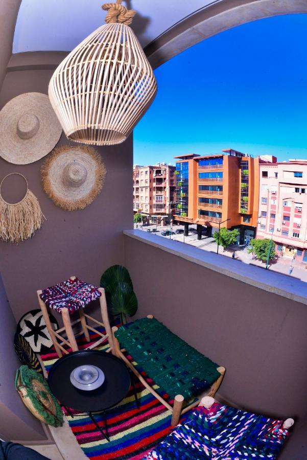 Appartement De Prestige Climatise A L'Hivernage 400M De La Gare Marrakesh Ngoại thất bức ảnh